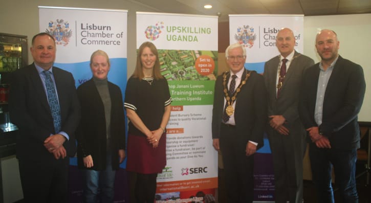 Local businesses came together at a special breakfast meeting hosted by Lisburn Chamber of Commerce at South Eastern Regional College to hear about the work of Fields of Life, the Lisburn based charity with over 25 years’ experience of working in East Africa. 